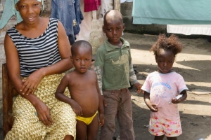 local family in Monrovia, Liberia under observation by the CDC