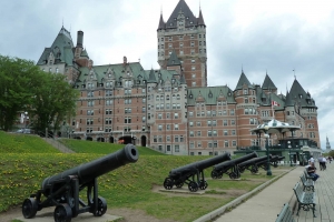 The Chateau Frontenac in historic Quebec City