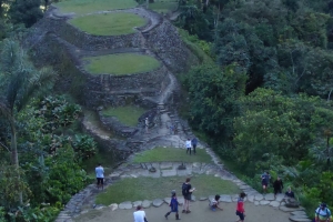 Ancient terraces of the Lost City in Colombia